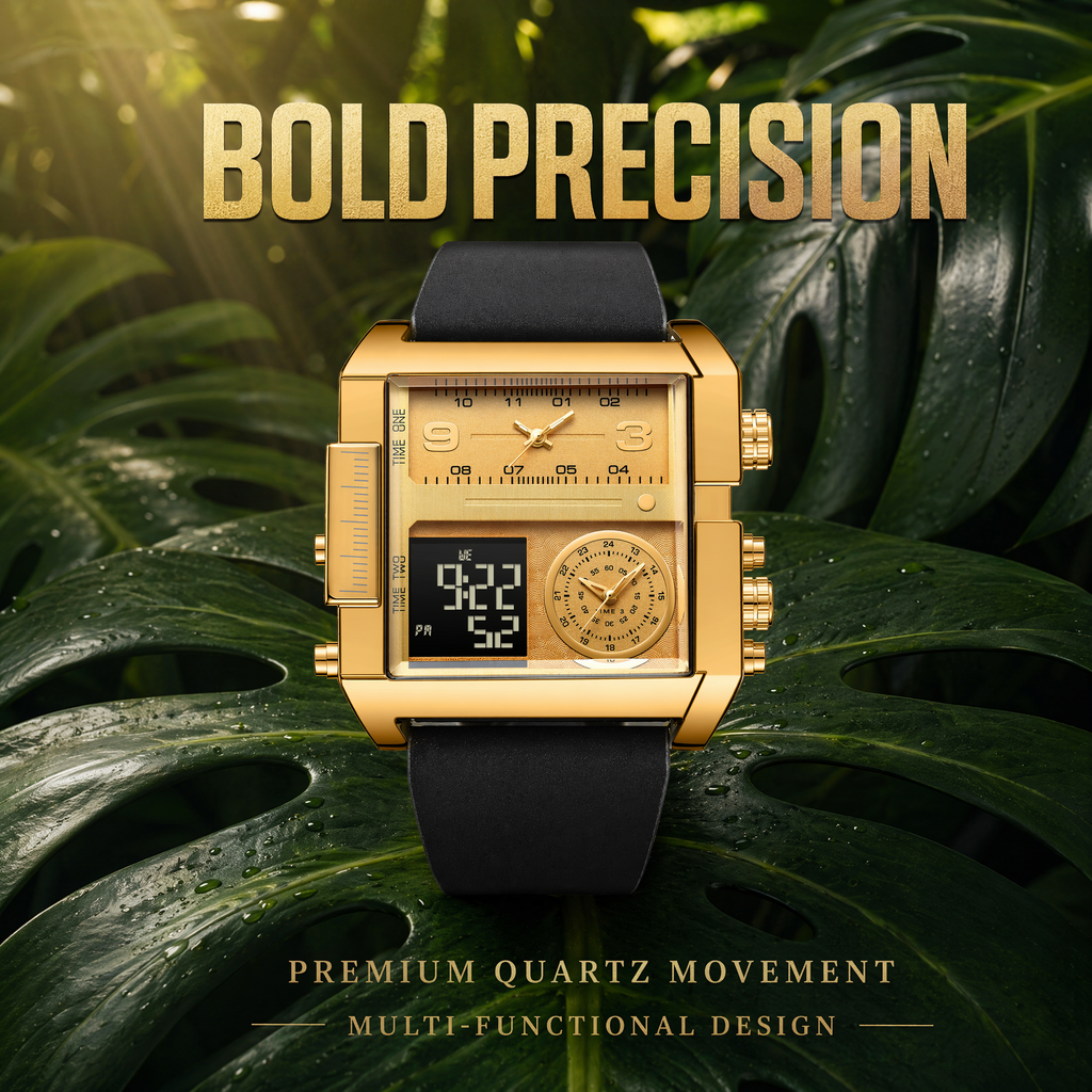 Minimalist Quartz Watch – Clean Dial, Modern Style