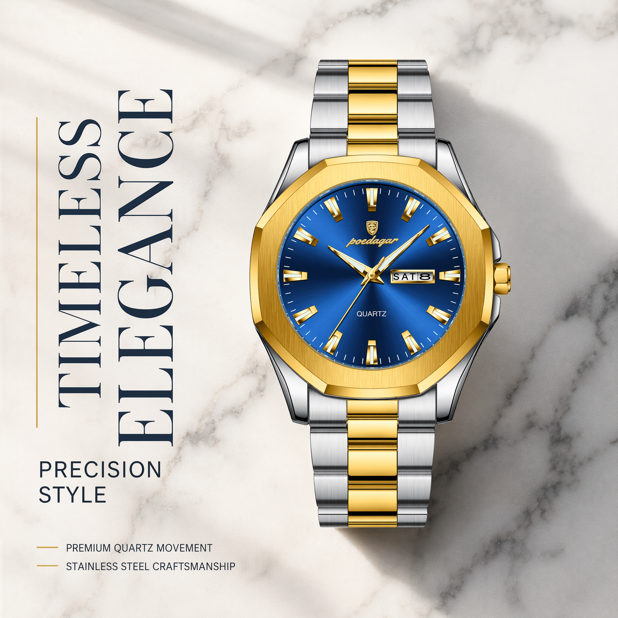 Casual Quartz Wristwatch – Comfortable & Versatile