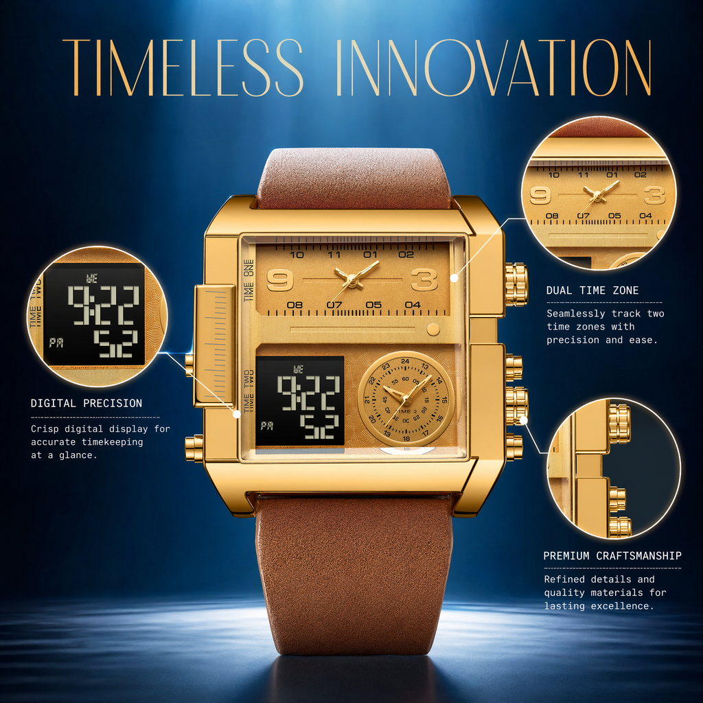 Men's Fashion Quartz Watch – Premium Look, Affordable Price