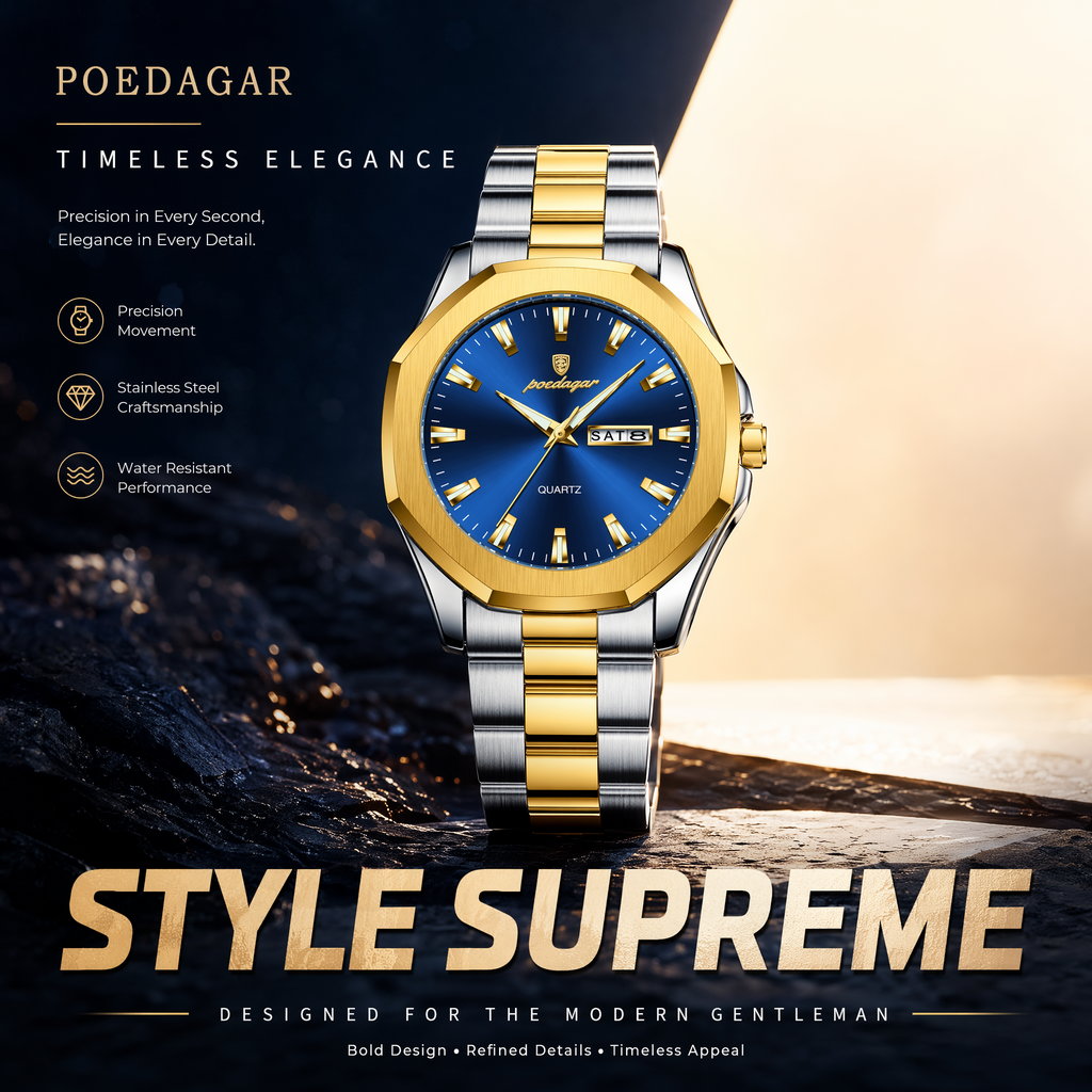 Casual Quartz Wristwatch – Comfortable & Versatile