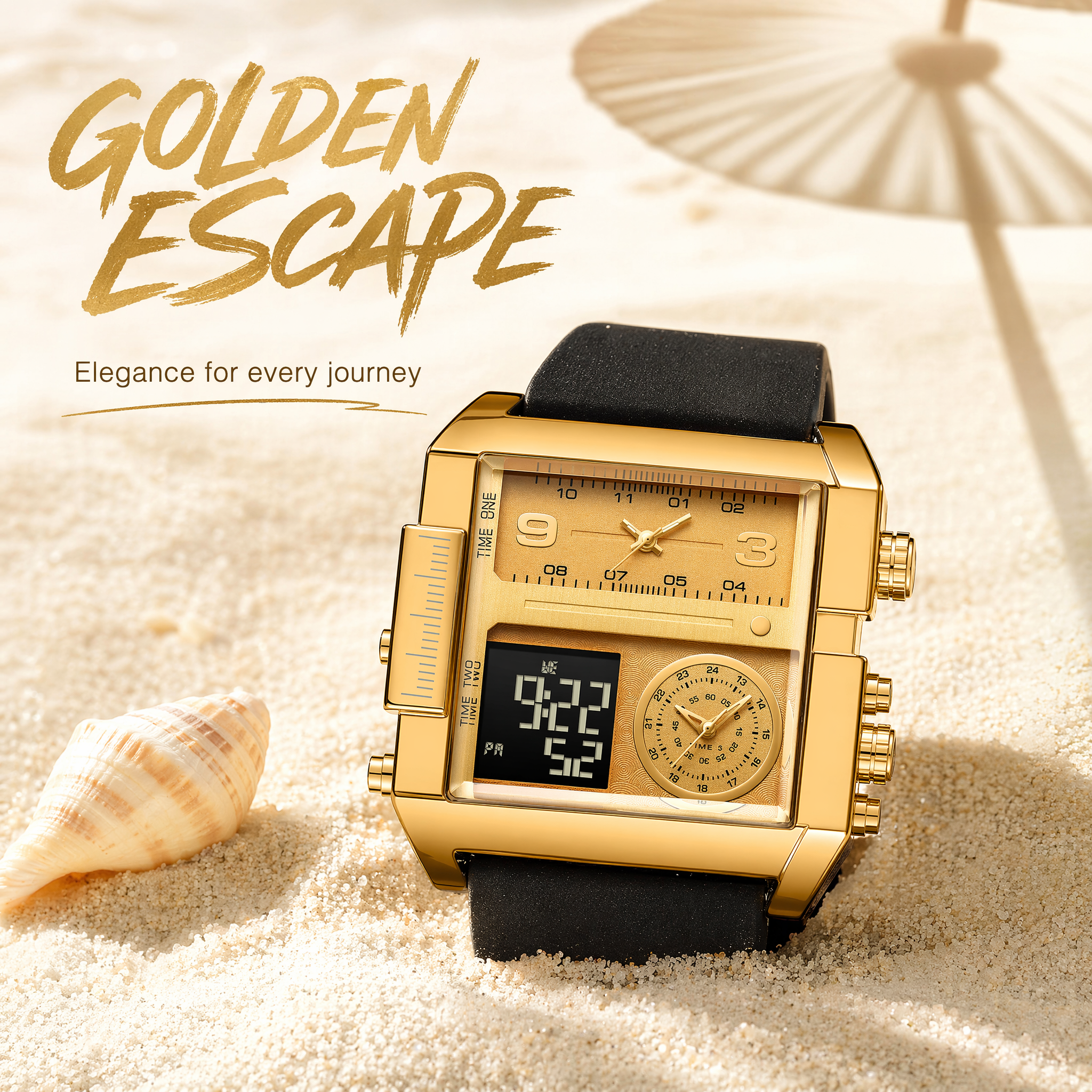 Minimalist Quartz Watch – Clean Dial, Modern Style