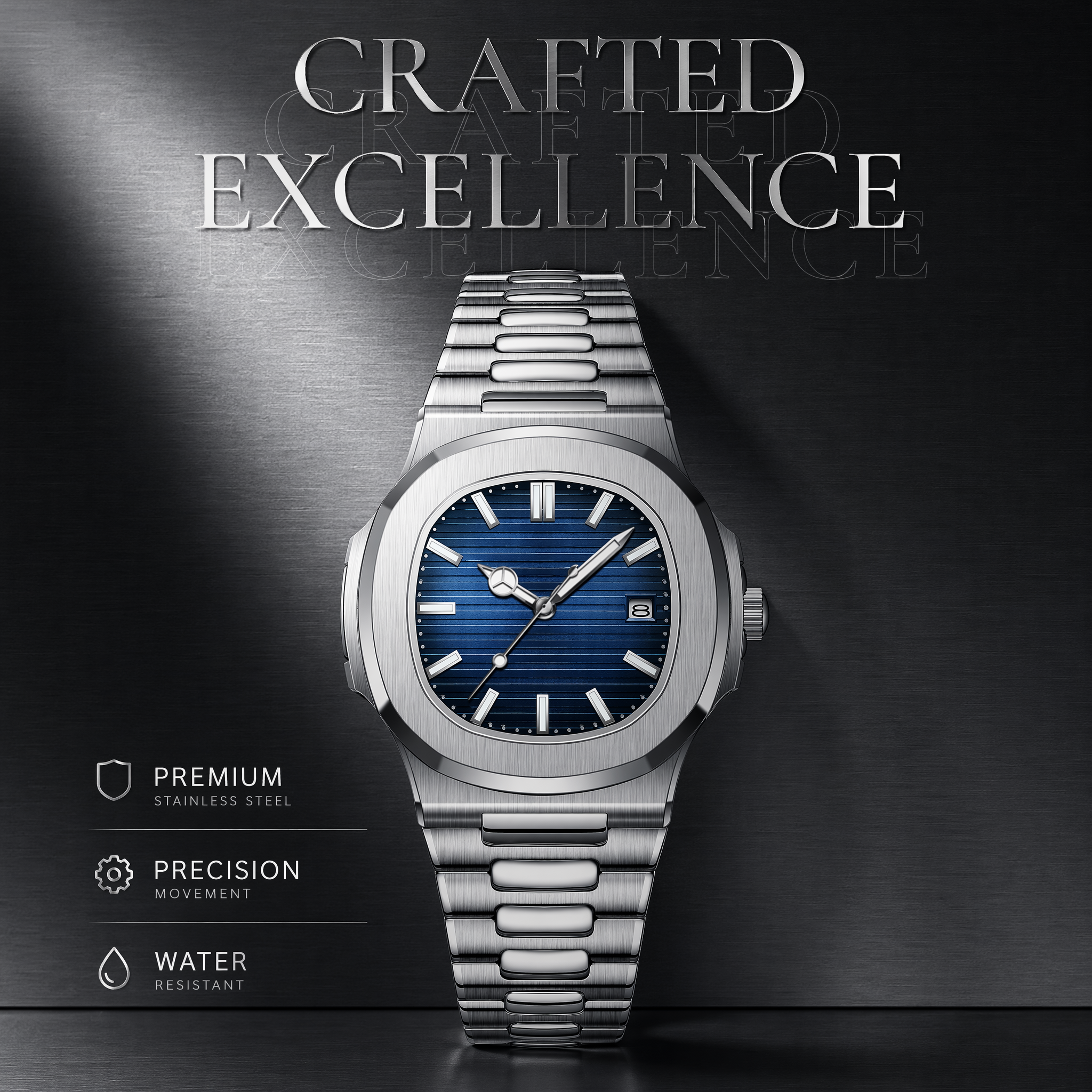 Luxury Quartz Watch for Men – Classic Business Style Waterproof