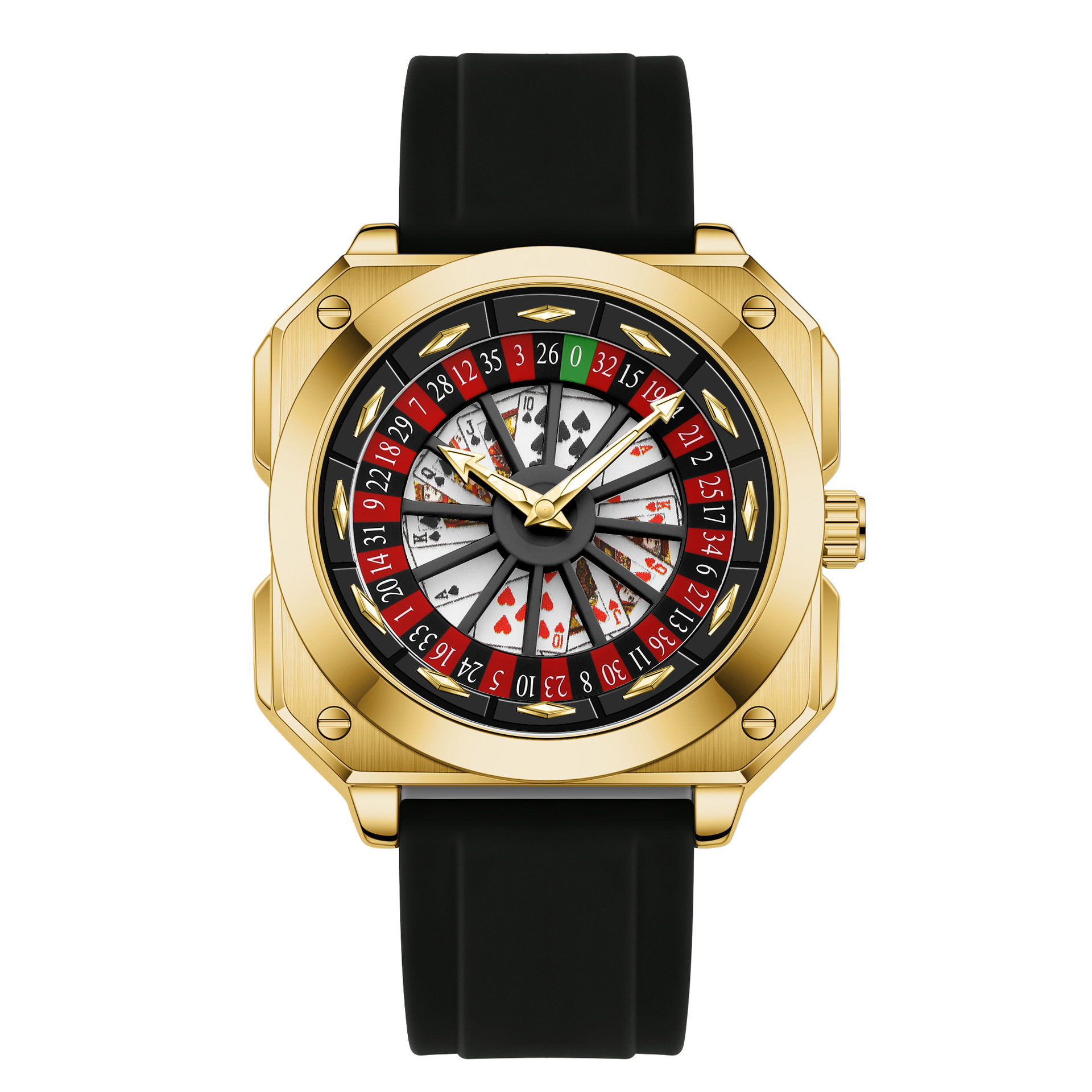 Unique Roulette Watch – Eye-Catching Spinning Face