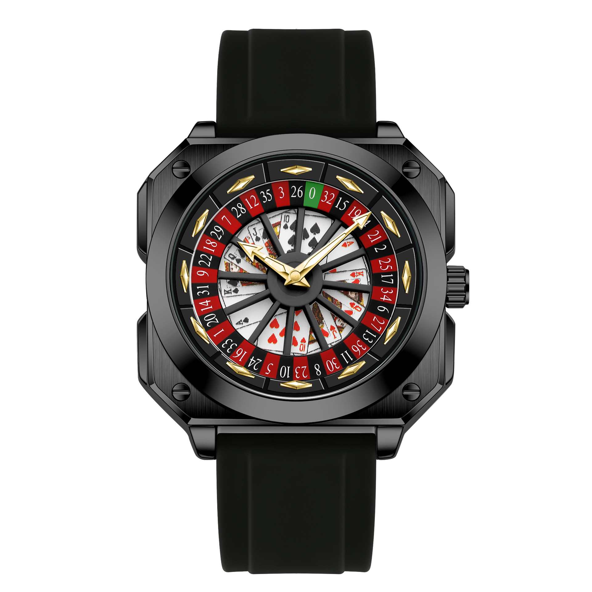 Rotating Dial Watch – Casino Inspired Quartz