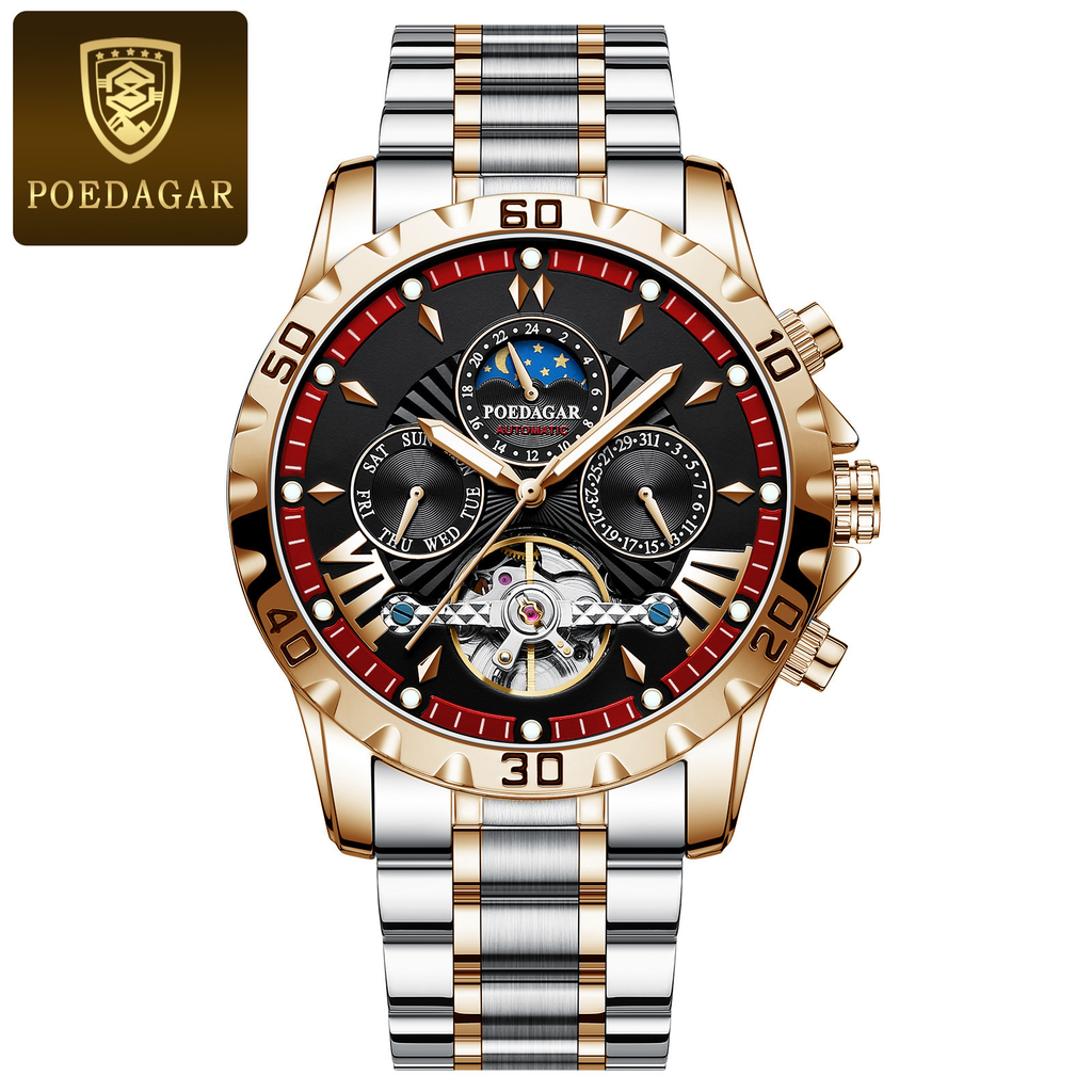 Skeleton Mechanical Watch – Visible Gears Movement